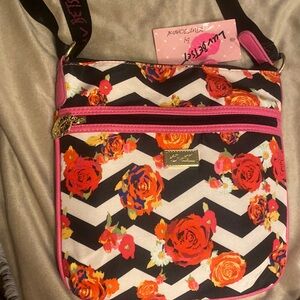 Floral Betsey Johnson Crossbody bag brand new with tags